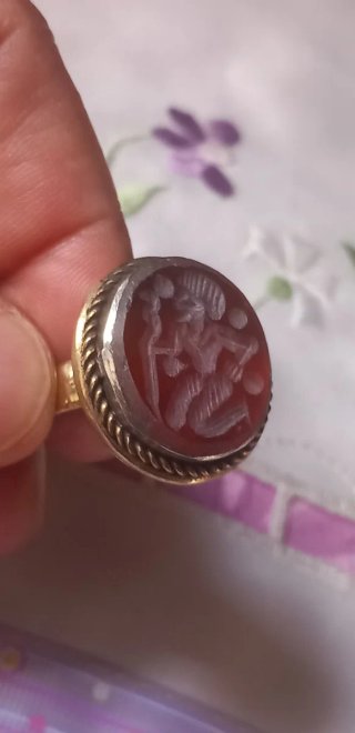 Anello sigillo afghano mm 20,4