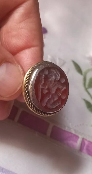 Anello sigillo afghano mm 20,4