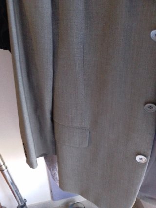 Traje de verano gris