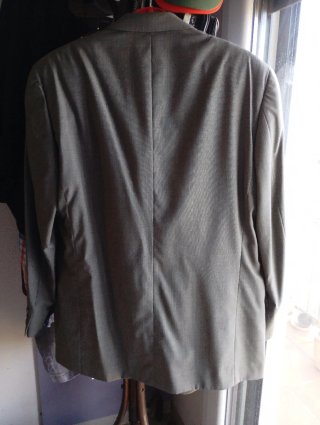 Traje de verano gris