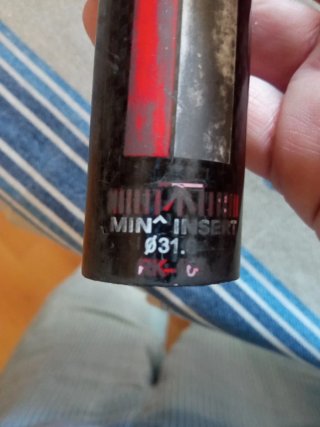 Tija Carbono 31.6mm