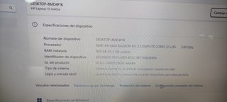Portátil HP Reacondicionado 16GB RAM 480GB SSD