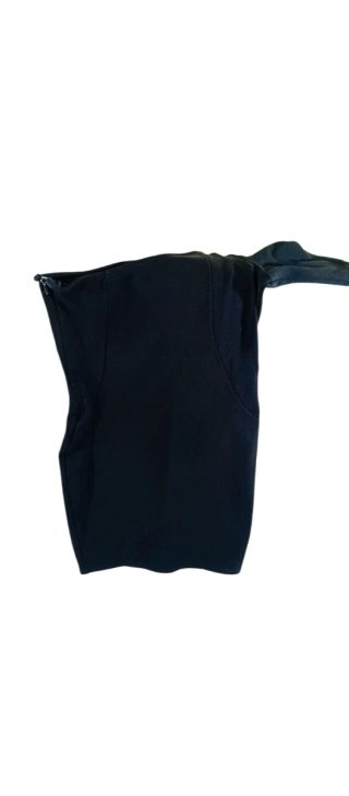 Vestido Asimétrico Negro Zara Talla M