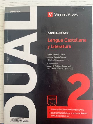 Lengua castellana y literatura 2 bachillerato :...