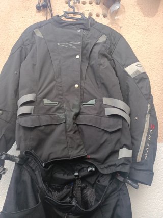 Traje Moto Macna XXL A2 DGT Negro