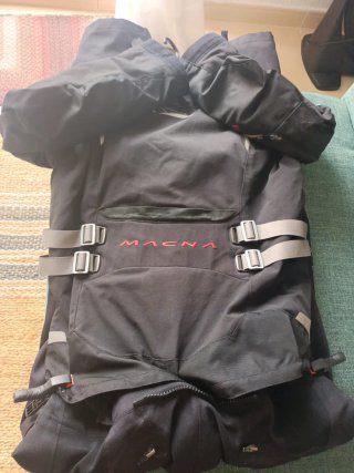 Traje Moto Macna XXL A2 DGT Negro