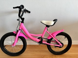 Bicicleta niña rosa 3-6 años