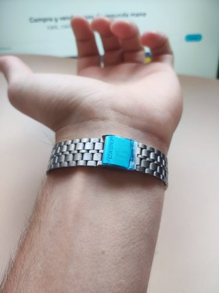 Reloj Casio Azul y Plateado