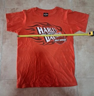 Camiseta Harley Davidson Naranja Talla S