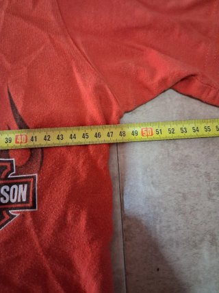 Camiseta Harley Davidson Naranja Talla S
