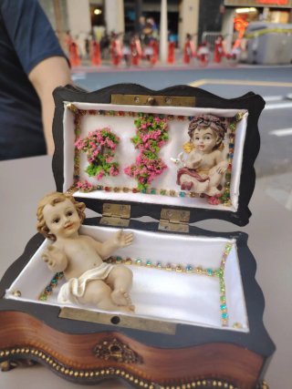 Cajita decoración hecha a mano