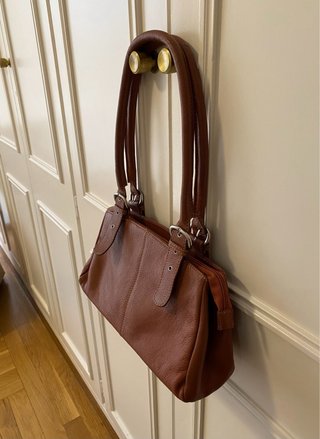 Bolso de hombro de piel para mujer