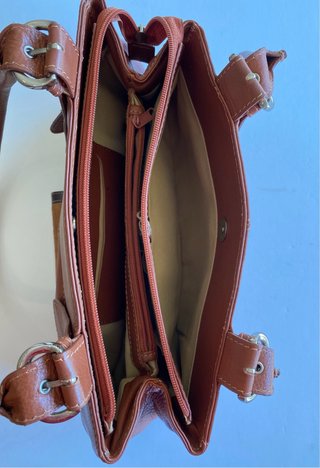 Bolso de hombro de piel para mujer