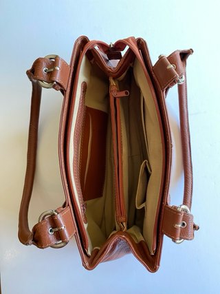Bolso de hombro de piel para mujer