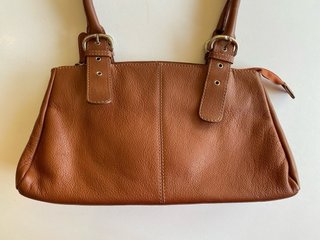 Bolso de hombro de piel para mujer