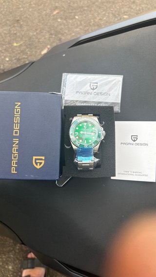 Reloj Automático Pagani Design Verde