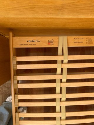 Somier 150x200cm Madera