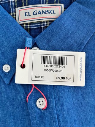 Camisas El Ganso Lino Talla XL
