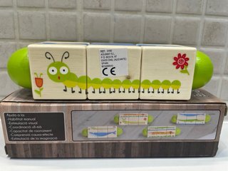 Puzzle giratorio de madera Montessori