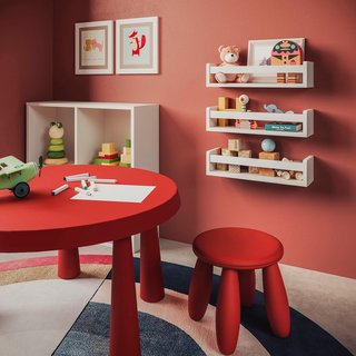 Juego de 3 estanterías blancas para libros