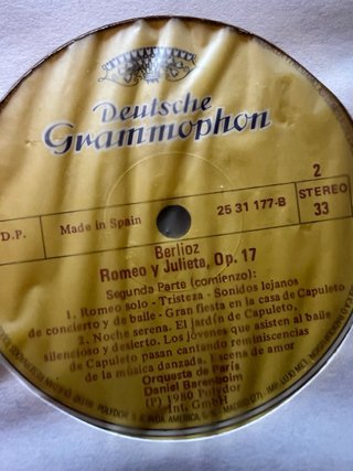 Caja 2 Vinilos Berlioz Romeo y Julieta