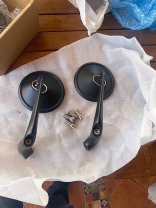 Espejos Retrovisores Moto Aluminio redindos