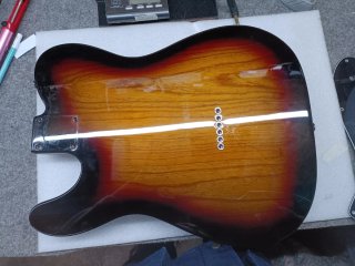 Cuerpo Telecaster Thinline Sunburst