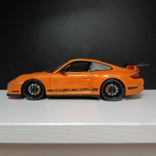Porsche GT3 RS Welly 1:18 Arancione
