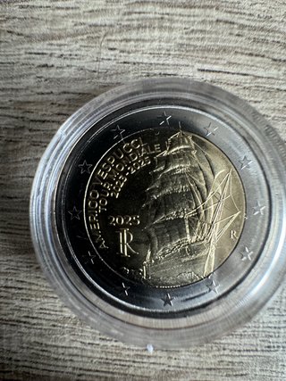 2€ Italia Amerigo Vespucci 2025