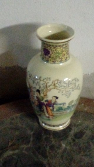 Juego 2 Jarrones Chinos Porcelana