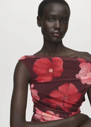 Vestido floral Mango Talla S (NUEVO)