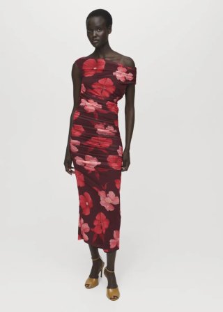 Vestido floral Mango Talla S (NUEVO)