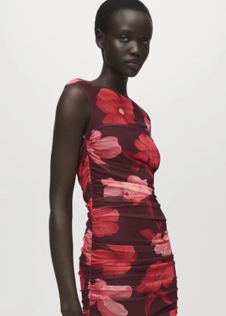 Vestido floral Mango Talla S (NUEVO)