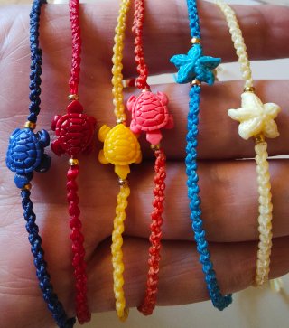 Pulseras de la amistad de macrame