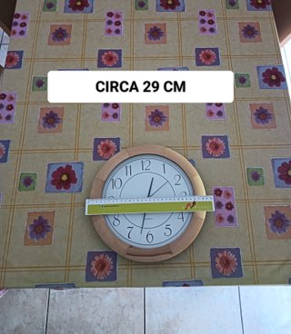 Orologio Ikea da parete rotondo in legno