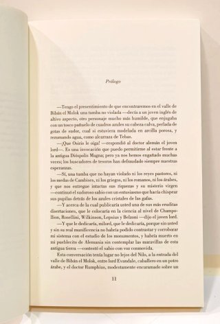 Novela de una momia Theophile Gautier