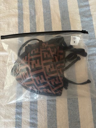 Bikini Fendi FF Marrón y Negro