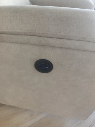 Butaca sofá tela beige