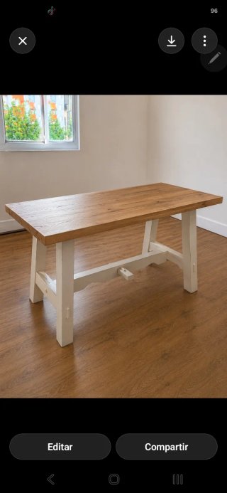 Patas de mesa blancas (2 unidades)