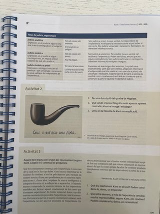 Història de la filosofia, 2 Batxillerat, B+.