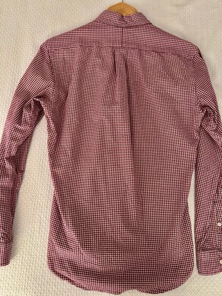 Camisa Ralph Lauren cuadros granates Talla S