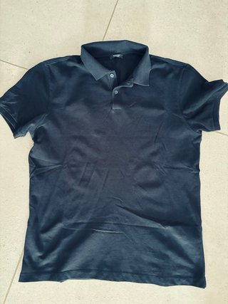 Polo Massimo Dutti Talla L azul marino