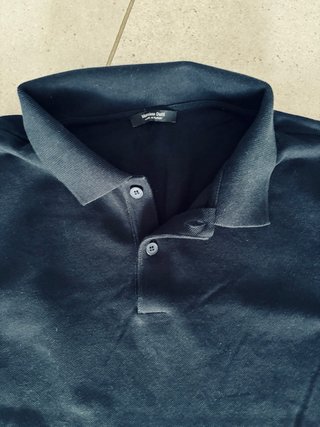Polo Massimo Dutti Talla L azul marino