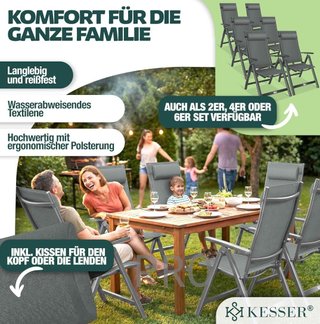 Silla de jardín de respaldo - Kesser