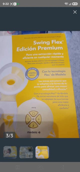 Extractor de Leche Medela Swing Flex Premium