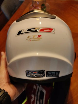Casco Moto LS2 FF396 Talla L Blanco
