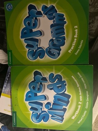 Libros Inglés Cambridge Super Minds y Grammar