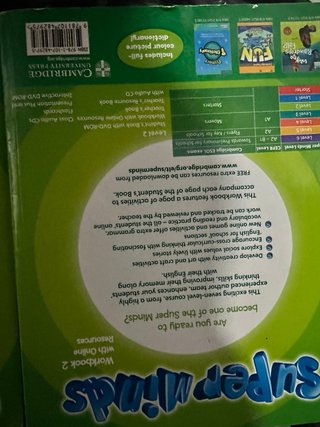 Libros Inglés Cambridge Super Minds y Grammar
