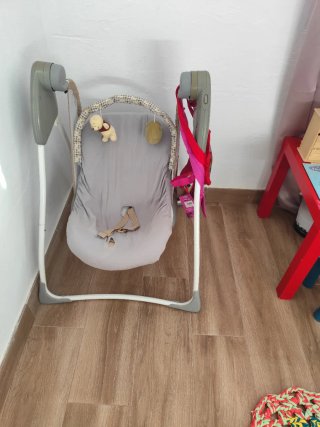 Hamaca para bebé con peluche