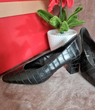 Zapatos tacón Ana Sáenz Talla 39 Negro